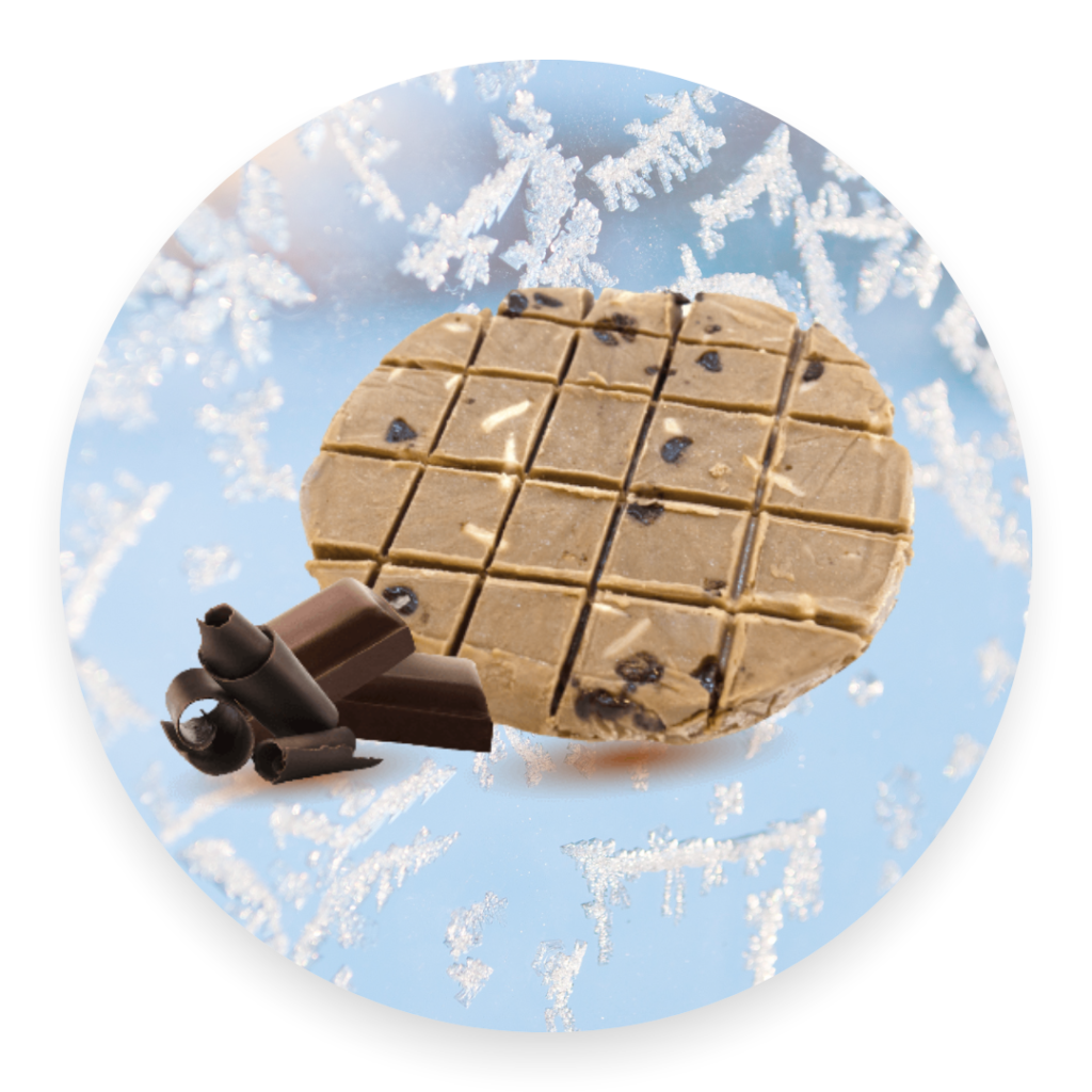 Chocolate kulfi slice