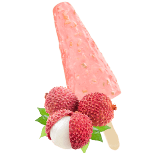 Lychee kulfi